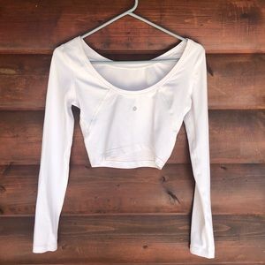 Lululemon crop shirt